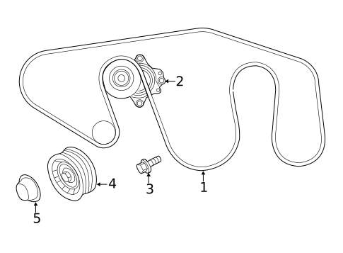 Belts & Pulleys for 2019 Nissan NV2500 #0