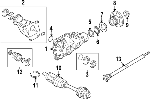 Carrier & Front Axles for 2025 BMW X3 #0