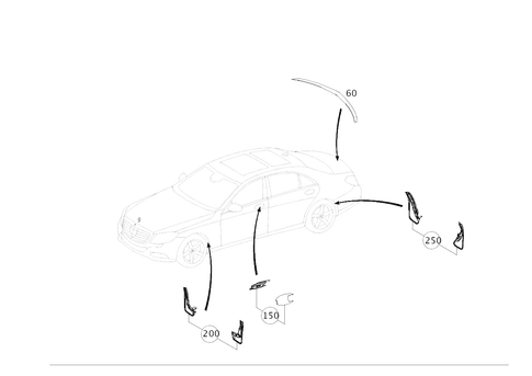 Outside Attachment Parts for 2019 Mercedes-Benz Maybach S650 #0