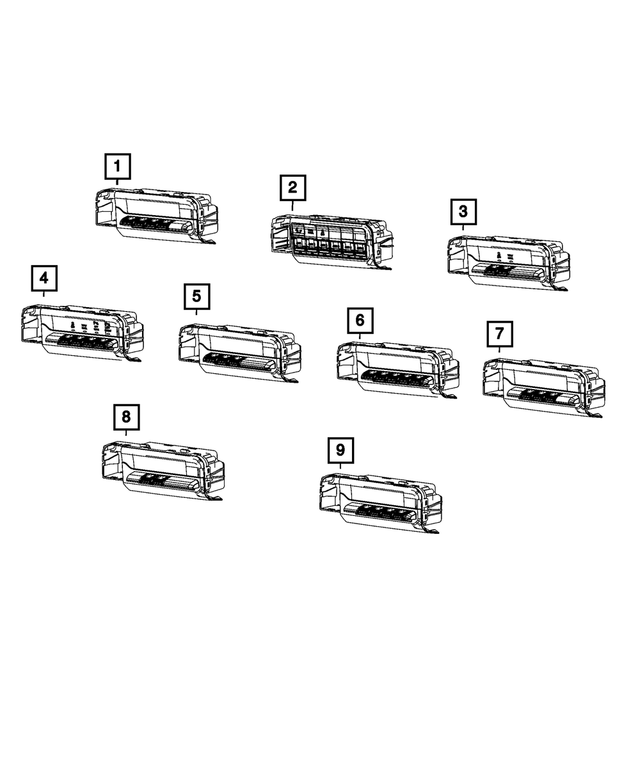 68579000AA - : Instrument Panel Switch for Mopar Image