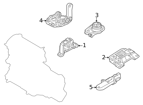 Engine & Trans Mounting for 2013 Mazda 3 #1