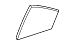 6812412A10 - Body: Fixed Glass for Toyota: Corolla Image