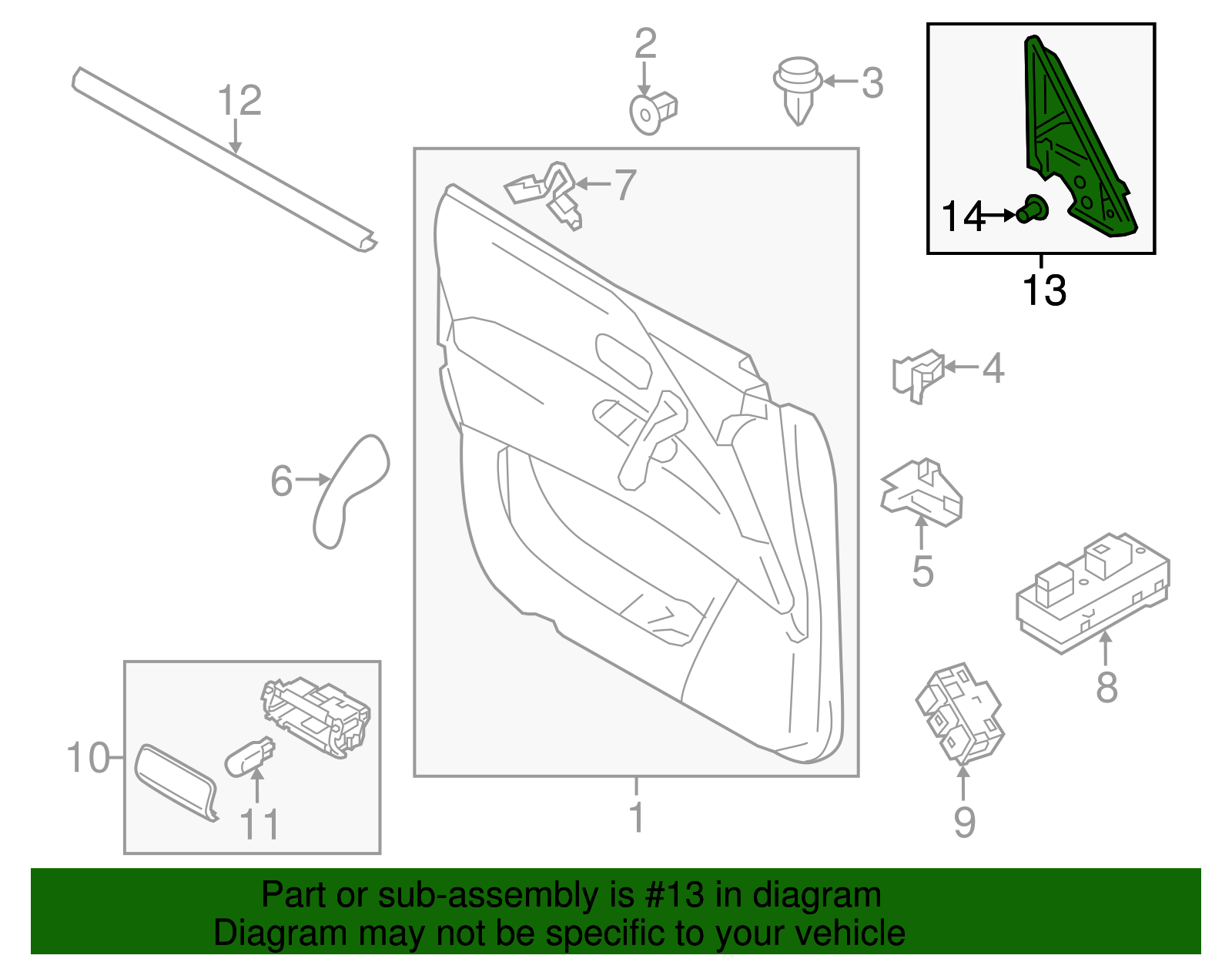 2012-2020 Infiniti Corner Trim 80293-1LA3B | Faulkner Infiniti of ...