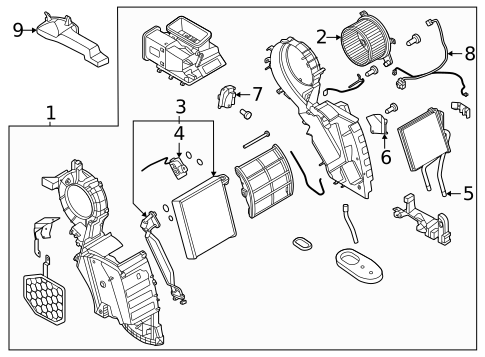 Rear Evaporator for 2026 Nissan Armada #0