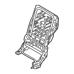 89310D3000 - : Seat Back Frame for Hyundai Image