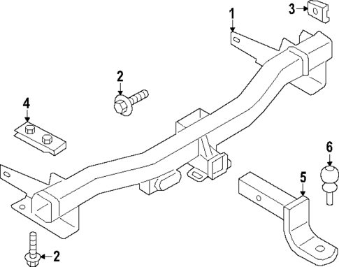 Trailer Hitch Components for 2024 Lincoln Navigator #0