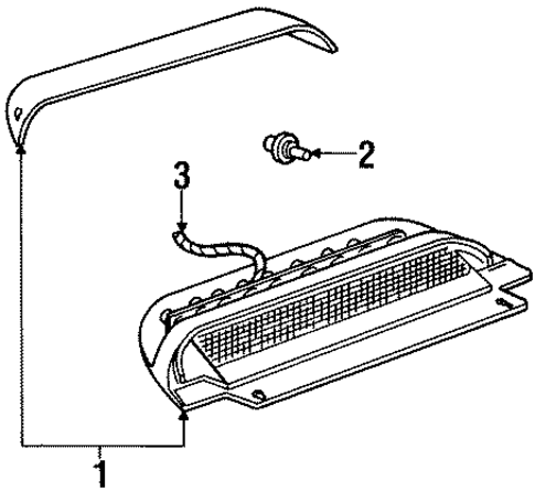 Bulbs - Chassis for 1995 Mercury Mystique #2