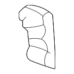 91536SS0J01 - Body: Dam Fastener for Acura: ILX, Integra, MDX, RDX, RSX, TLX Image