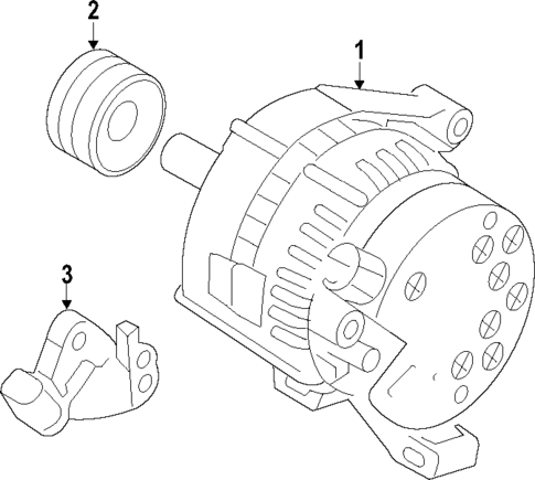 Alternator for 2013 Volvo C30 #0