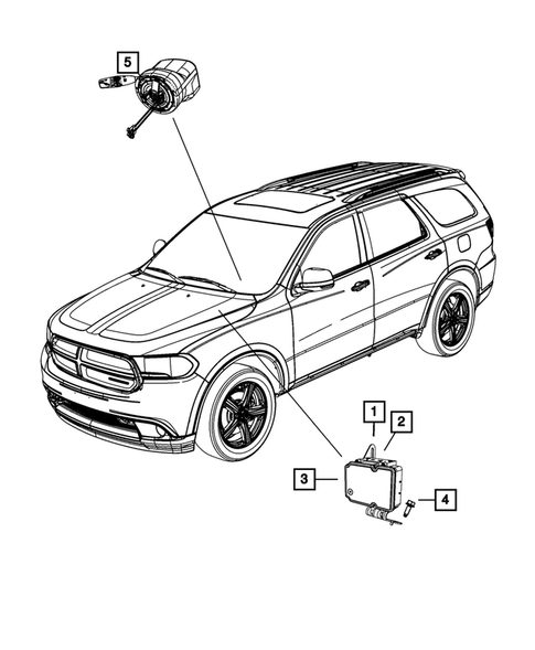Keys, Modules and Engine Controllers for 2011 Dodge Durango #1