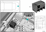 61139201980 - Vehicle Electrical System: Dividing Element for BMW Image