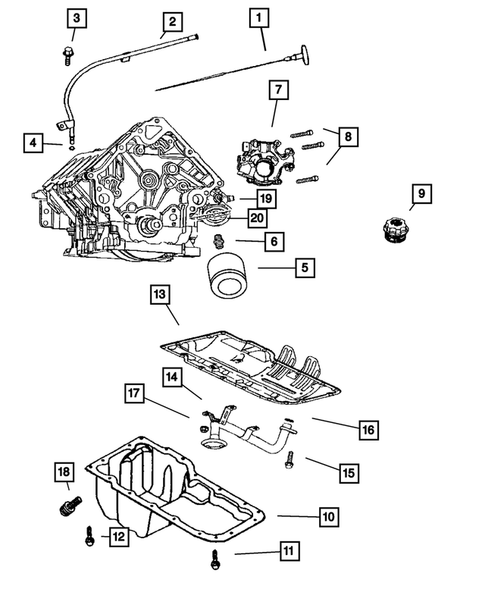 Engine Oiling for 2005 Jeep Grand Cherokee #0
