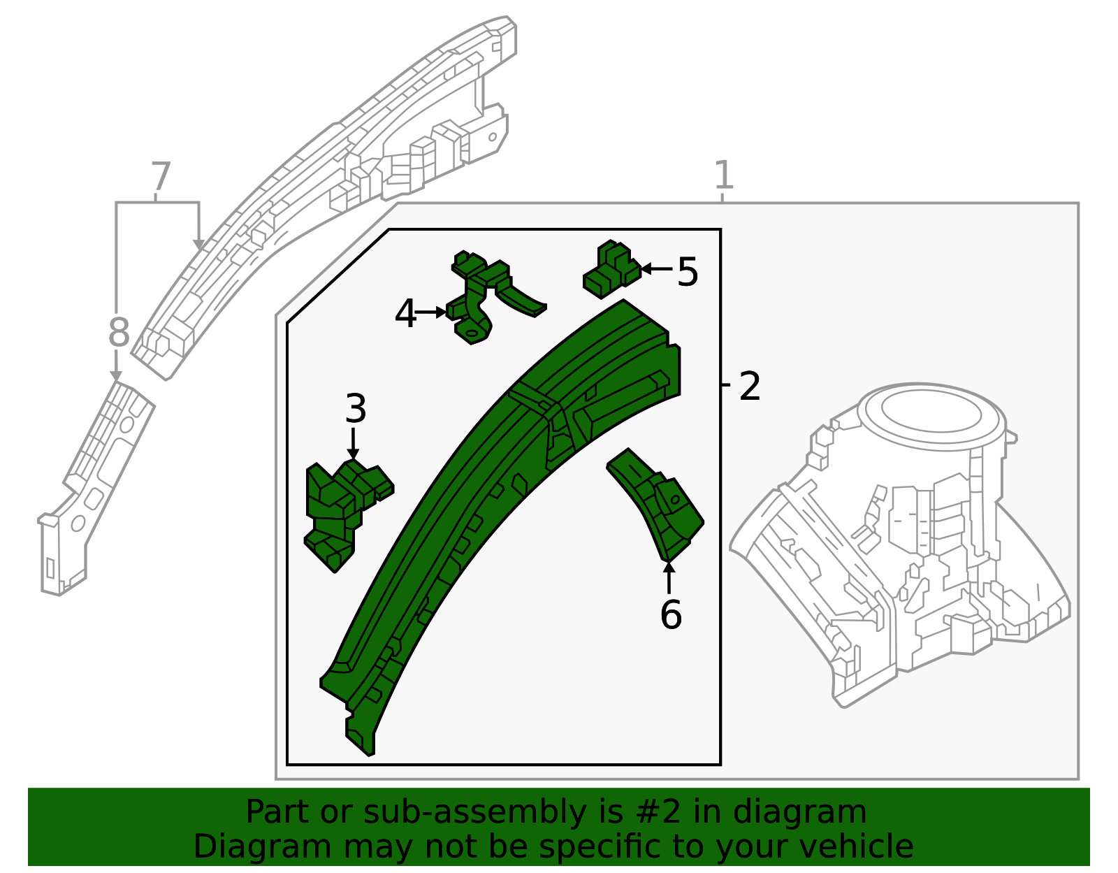 04674-3D4-A00ZZ - Upper Rail Assembly 2023-2026 Honda CR-V | Honda ...