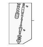 BL8D32380 - : Pinion Assembly for Mazda: Protege, Protege5 Image