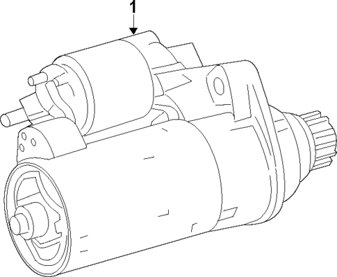 Starter for 2015 Mercedes-Benz CLA 45 AMG&reg; #0