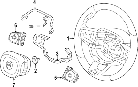 Steering Wheel & Trim for 2026 Volvo EC40 #0
