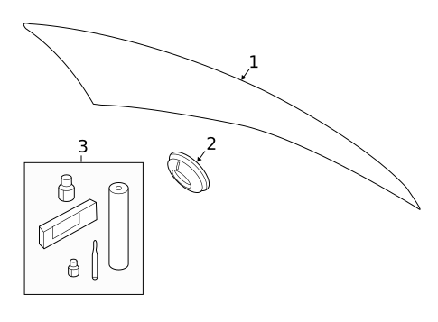 Glass - Lift Gate for 2017 Volvo V90 Cross Country #0