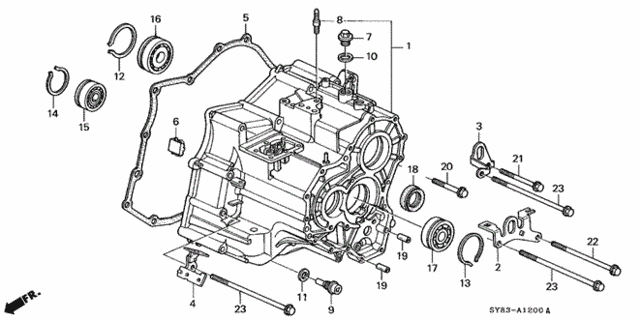 AT Transmission Housing (2) for 1998 Acura CL #0