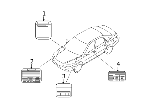 Labels for 2011 Hyundai Azera #0