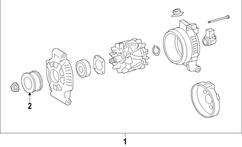 Alternator for 2018 Lexus LS500 #0