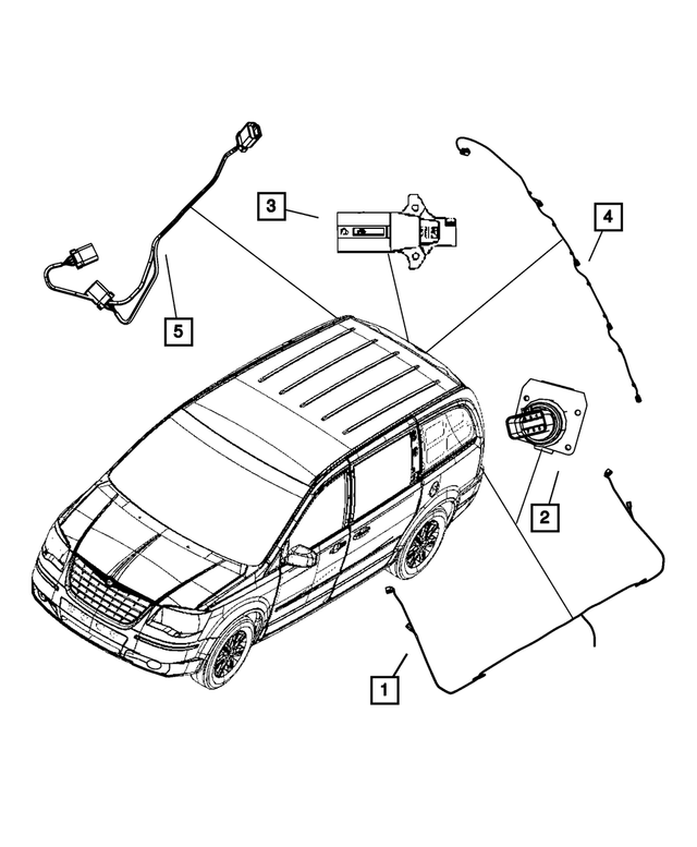 5113114AE - Electrical: Rear Fascia Wiring for Mopar Image