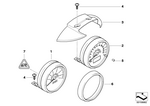 62116936312 - Instruments, Measuring Systems: Revolution Counter/Steering Column for Mini Image