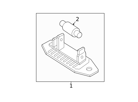 License Lamps for 2015 Volvo V60 #0