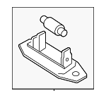 31253006 - Electrical: License Lamp for Volvo: C70, S40, S60, S60 Cross Country, S80, V50, V60, V60 Cross Country, V70, XC60, XC70, XC90 Image