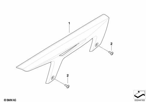 Rear Wheel Cover, License Plate Bracket for 2013 BMW-Motorrad G 650 GS Sertao #1