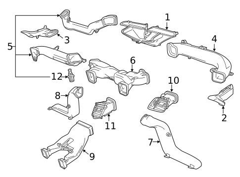 Ducts for 2017 Chevrolet SS #0