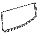 68346788AH - : Quarter Glass for Jeep: Grand Wagoneer, Wagoneer Image