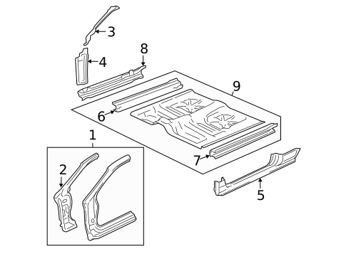 Rocker for 2005 Honda Civic #2