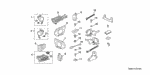 39797SE0004 - Accessory Components: RELAY ASSY., POWER (4P) (RC-2201) (MITSUBA) for Honda Image