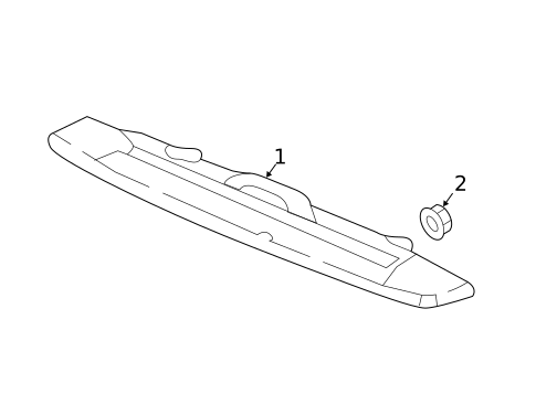 High Mounted Stop Lamp for 2019 Honda CR-V #0
