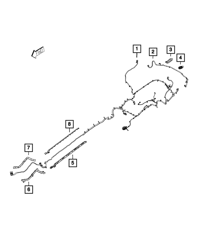 68144912AD - Electrical: Underbody Wiring for Mopar Image image