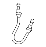 3C0611764A - Brakes: Brake Hydraulic Line for Volkswagen Image