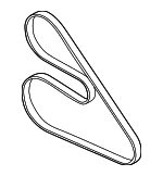 252123N650 - Cooling System: Serpentine Belt for Hyundai Image