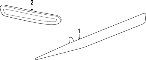Reflector for 2023 Porsche Taycan #0