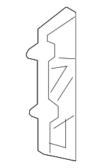 41007330413 - Body: Baffle Plate for BMW: 740e xDrive, 740i, 740i xDrive, 745e xDrive, 750i, 750i xDrive, M760i xDrive Image