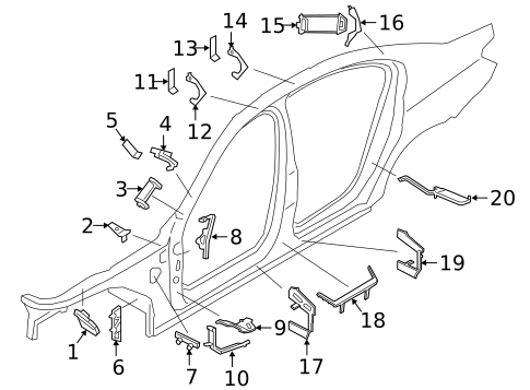 Inner Components for 2020 BMW 750i xDrive #0