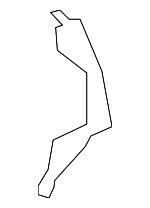 41007366666 - Body: Baffle Plate for BMW: 740e xDrive, 740i, 740i xDrive, 745e xDrive, 750i, 750i xDrive, M760i xDrive Image