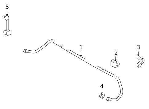Stabilizer Bar & Components for 2009 Lincoln MKX #0
