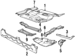 F67Z78617C50AA - Body: Reinforcement for Mercury: Mountaineer Image