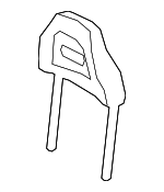 8S0881917B - Body: Headrest for Audi: A5 Quattro, A5 Sportback, RS5, RS5 Sportback, S4, S5, S5 Sportback, TT Quattro, TT RS Quattro, TTS Quattro Image