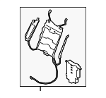 8W0881879 - Body: Lumbar Support for Audi: A5 Quattro, A5 Sportback, RS5, RS5 Sportback, S4, S5, S5 Sportback Image