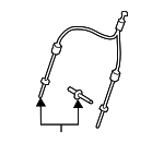 8S8881271A - Body: Release Cable for Audi: A5 Quattro, RS5, S5, TT Quattro, TT RS Quattro, TTS Quattro Image