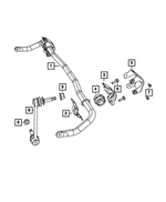 V4895483AC - Front Suspension: Stabilizer Bar Link, Left for Mopar Image