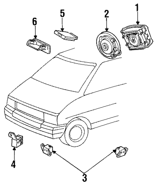 F2UZ14A664C - Electrical: Clock Spring for Ford Image