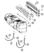 68397067AB - Fuel and Accelerator Pedal: Fuel Tank Heat Shield for Ram: 2500, 3500 Image