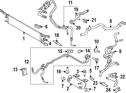 Trans Oil Cooler for 2024 Ford Bronco #0